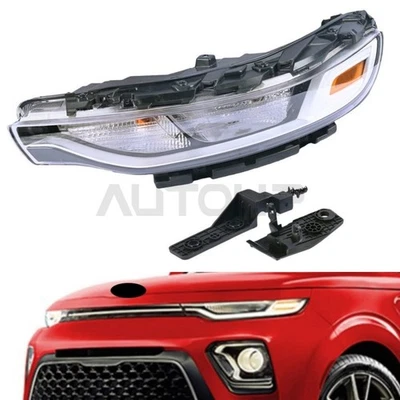For 2020-2021 Kia Soul Halogen Headlight Assembly Driver Left Side - Imagem 1 de 4