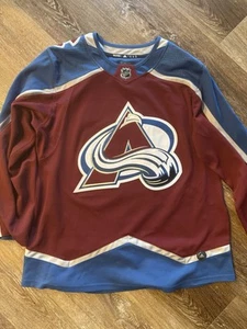Matt Duchene Colorado Avalanche Adidas Pro Home Jersey w/ Fight Strap (size 52) - Picture 1 of 4