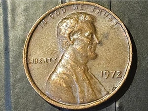 1972 Lincoln Cent FS-101 Doubled Die Obverse – LIBERTY / IN GOD WE TRUST / Date - Picture 1 of 7