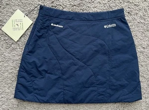 Neu Columbia x MadHappy gefütterter Rock marineblau Damengröße 6 Nylon - Bild 1 von 17