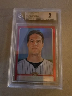 Mark Teixeira 2010 Topps Chrome Red Ref. TC19 - 3/25 - Image 1 of 2