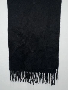 Portolano Kaschmir Schal Fransen schwarz Damen lang - Bild 1 von 5