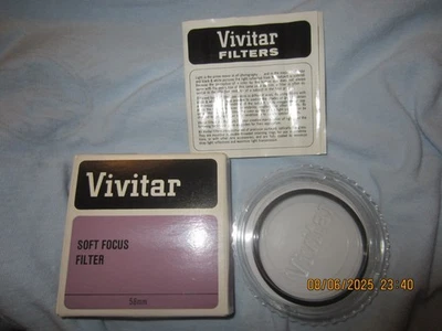 VIVITAR 58MM SOFT FOCUS FILTER W/ SPARE TIFFEN CASE - Image 1 of 4