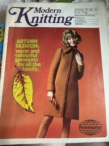 MODERN KNITTING Knitting machine patterns booklet 1964 VINATAGE - Picture 1 of 4