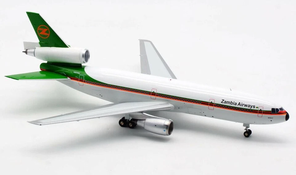 Zambia Airways McDonnell Douglas DC-10-30 N3016Z 1:200 Inflight200 IFDC10Q31220 - Image 1 of 1