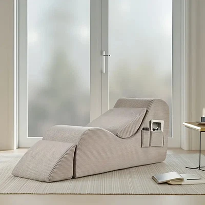 Yoga Chair Chaise Lounge Divan Bed Curved Sofa Chair Yoga Recliner Yoga Sofa - Image 1 of 4