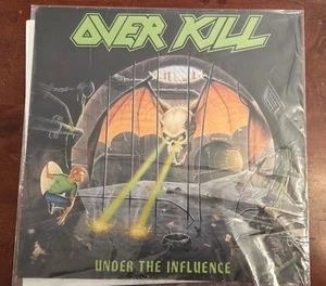 OVERKILL UNDER THE INFLUENCE 1ST PRESSING GERMANY 1988 MEGAFORCE VINYL LP EX/EX! - Picture 1 of 15