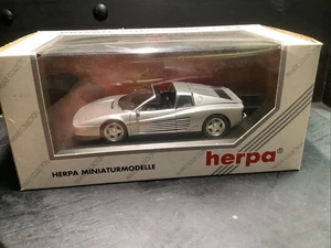 Herpa 1:43 Ferrari Testarossa Spyder in silber TOP in OVP KF - Bild 1 von 8