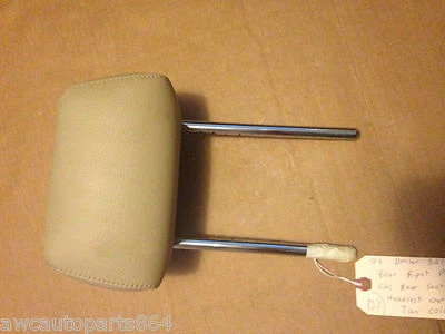 2006 BMW 325i E90 4D SEDAN REAR RIGHT SEAT HEADREST OEM TAN COLOR - Image 1 of 4