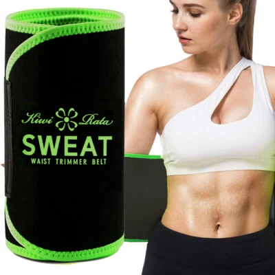 Entrenador de cintura sauna sudor modelador corporal estómago quemador de grasa pérdida de peso cinturón corsé Foto 1 de 4