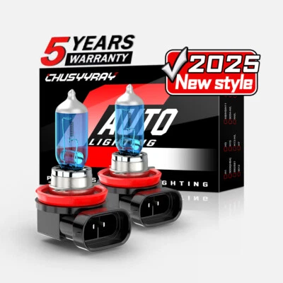 For Volvo VNL VNM 630 670 730 780 2X H11 5000K White Halogen Low Beam Bulbs Kit - Image 1 of 4