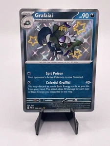 Grafaiai 190/91 Inglés Paldean Fates 2024 Bebé Brillante Casi Como Nuevo - Imagen 1 de 2