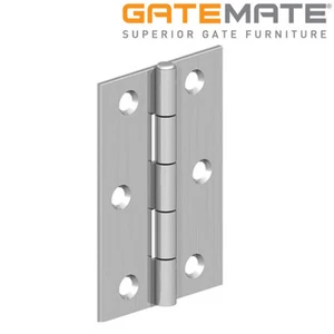 Bisagras de puerta Gatemate Butt de 2 a 6 pulgadas enchapadas en zinc - Imagen 1 de 1
