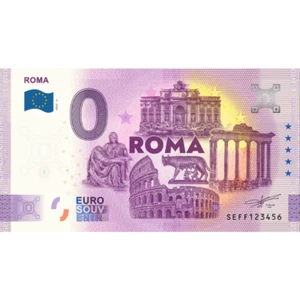 Zero Euro Souvenir Banknote Italien - Roma - Sofort Erhältlich - Picture 1 of 1