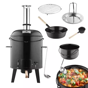 Strattore cannone gulasch stufa a tappo 19 L forno griglia bollitore per zuppa friggitrice per pollo - Foto 1 di 11