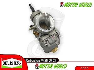 09303 CARBURATORE DELLORTO VHSH 30 CS 2T ARIA MANUALE UNIVERSALE KART - Foto 1 di 6