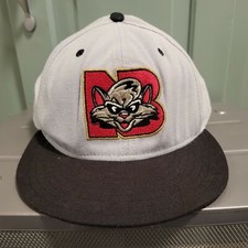 VTG 90s New Britain Rock Cats Baseball Minor League AA New Era Hat Cap READ
