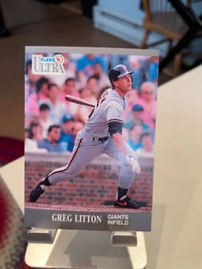 Greg Litton 1991 Fleer Ultra #324 Baseballkarte - Bild 1 von 2
