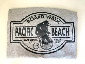 NEW Smart Blanks San Diego CA PACIFIC BEACH BOARDWALK SS Pullover Tee - Picture 1 of 4