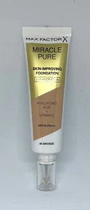 Max Factor Miracle Touch Skin-Improving Foundation, 30 ml - 80 Bronze - Bild 1 von 1