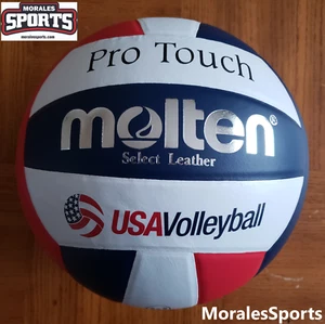 Molten V58L-3-HS USAV OFFICIAL Pro TOUCH® VOLLEYBALL NFHS APPROVED-US Seller - Picture 1 of 4