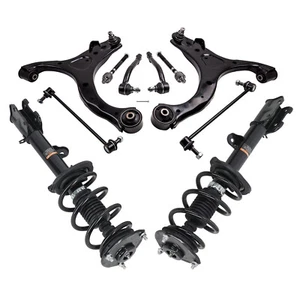 10PC Front Struts + Control Arms Sway Bar Tie Rod For Kia Sorento 2011 2012 2013 - Picture 1 of 11