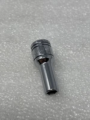 5mm SK Hand Tools 1/4" Drive, 6 Point, Semi-Deep Metric Chrome Socket, 41674 - Image 1 of 4