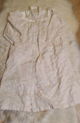 Vintage Gilligan O'Malley Talla Pequeña Victoriano Blanco Marfil Encaje Bordado   Foto 1 de 4