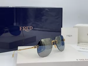 Occhiali Fred FG40001U Oro Massiccio 18k Limited Edition Lunettes Brille Cartier - Foto 1 di 12