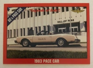 1983 BUICK RIVIERA PACE CAR CARD Legends of Indy #50 - Indianapolis 500 Trading - Picture 1 of 2