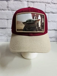 Star Wars The Mandalorian The Child Baby Yoda Grogu Adult SnapBack Hat Cap - Picture 1 of 7