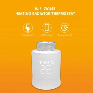 Smart Thermostatic Radiator Valve Weekly Programmable for Home Office Hotel L9M8 - Picture 1 of 12