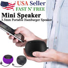 Wired Speaker Portable Mini Travel 3.5mm Loud Speak Built-in Battery Retractable