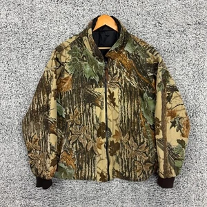 Vintage Duxbak Jacket Mens 2XL Camo Bomber Reversible Hunting Skater Grunge XXL - Picture 1 of 15