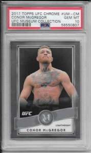 2017 Topps UFC Chrome Conor Mcgregor Museum Collection PSA 10 - Bild 1 von 2