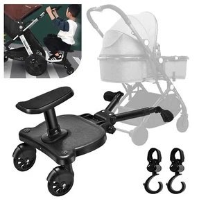 Buggy Board Kinderwagen universal Sitz Trittbrett schwarz 2-6 Jahre - Bild 1 von 2
