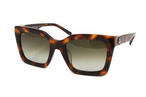 MCM Damen eckige Sonnenbrille MCM727SLB 240 Schildpatt 52 mm braune Gläser mit Farbverlauf - Bild 1 von 4