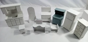 Muebles vintage para casa de muñecas 9 piezas - Imagen 1 de 10