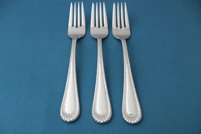 3 tenedores de ensalada Wallace WICKHAM brillante media cuenta 18/8 acero inoxidable Japón 7 1/8" Foto 1 de 4