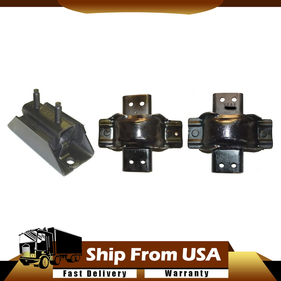 3x Soportes de motor de transmisión AT/MT de motor de anclaje para 99-03 F-250 SUPER DUTY DIÉSEL TRACCIÓN TRASERA Foto 1 de 4