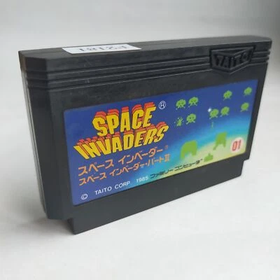 Space Invaders Taito pre-owned Nintendo Famicom NES Tested - Image 1 of 4