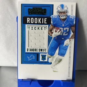 2020 Panini Contenders D’ANDRE SWIFT Rookie Ticket Patch RC Green Foil ;; - Bild 1 von 2