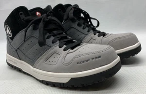 Airwalk Safety Mens Mongo Mid Composite Toe 8.5EE Work Boot Grey/White AW6351 - Picture 1 of 14