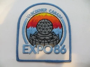 Parche bordado #488 Vancouver Canadá Expo 86 - - Imagen 1 de 2