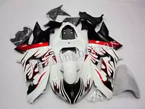 Kit de carenado de molde por inyección ABS 2006 ZX10R blanco caramelo rojo negro negro blanco - Imagen 1 de 6