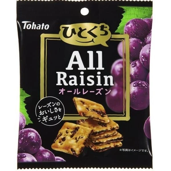 Galleta Tohato All Raisin 45 g de Japón Foto 1 de 1