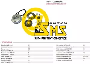 JUNGHEINRICH FREIN 50460195 ELECTRIQUE ELECTROMAGNETIQUE EJE 116 118 120 C20 - Picture 1 of 1