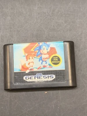 Original Sonic The Hedgehog 2 Sega Genesis Video Game Cartridge Only - Untested - Image 1 of 4