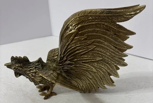 Vintage Messing Kampfhahn Single Mid Century Hahn, Huhn - Bild 1 von 6