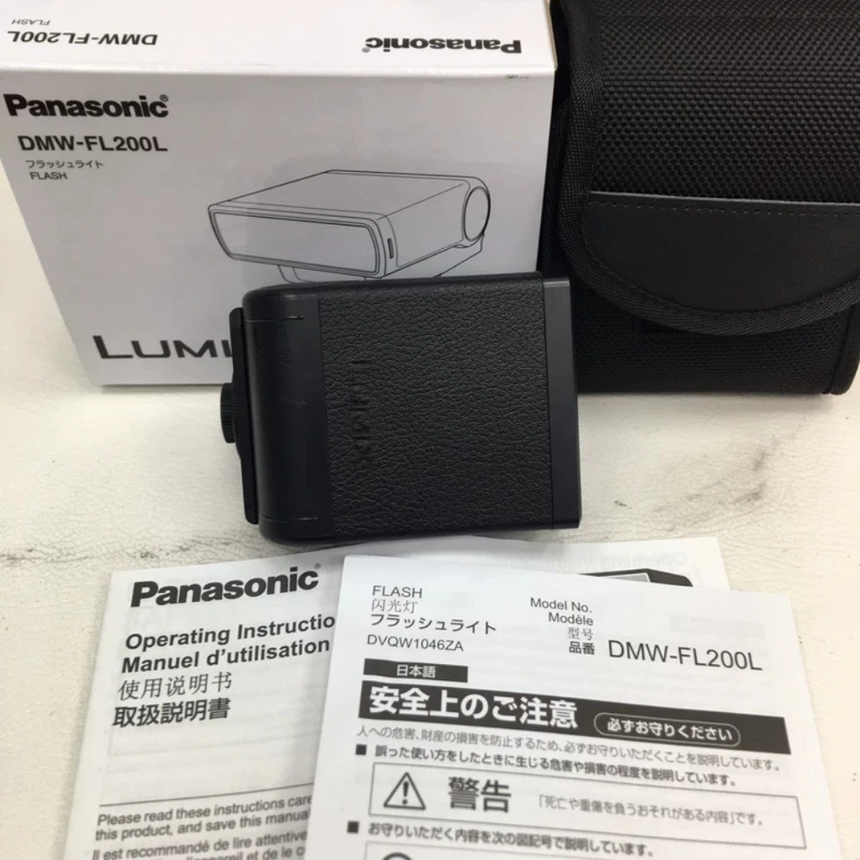 Panasonic DMW-FL200L External Flash - For Lumix Cameras (GN20, Tilt/Bounce) - Image 1 of 4